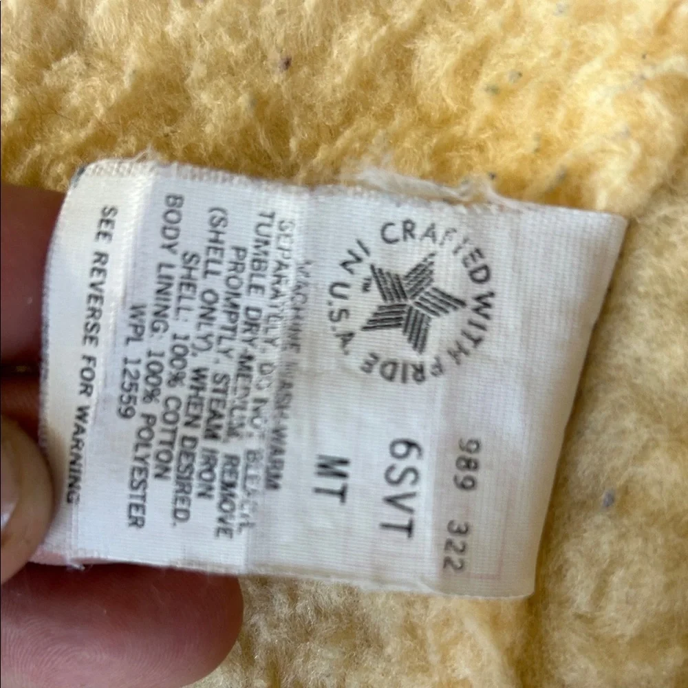 Carhartt Vintage Wool Tan Vest !!